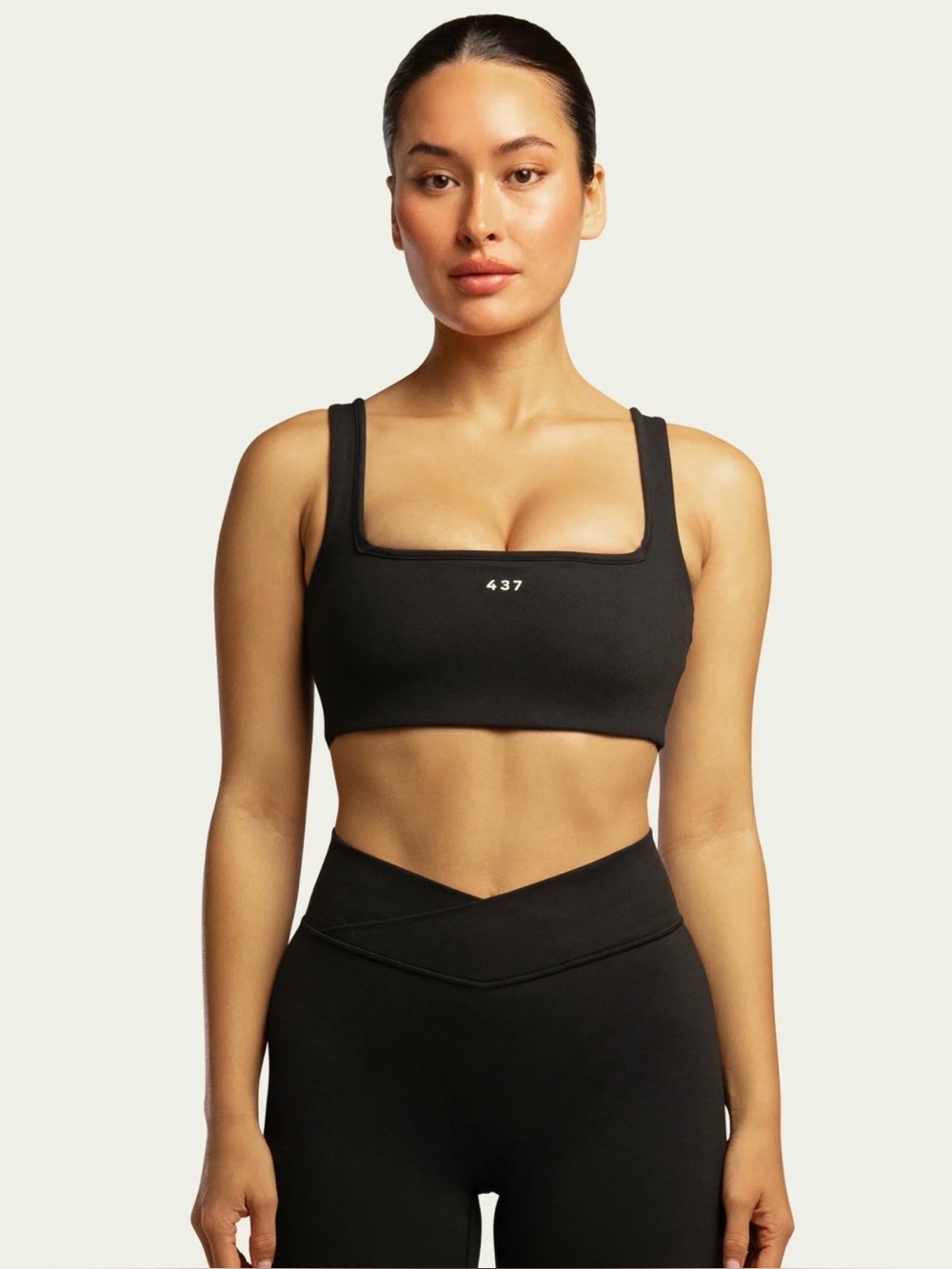 Square-Neck Sports Bra